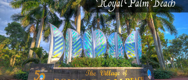 photo of Royal Palm Beach, with palm trees